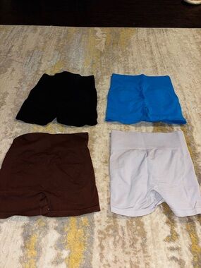 Amazon Women’s Workout Shorts - Black, Blue, Brown, Light Gray